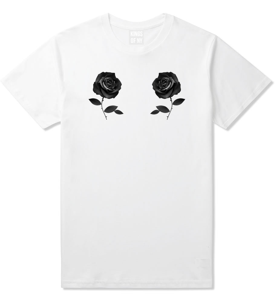 T shirt discount off white rose