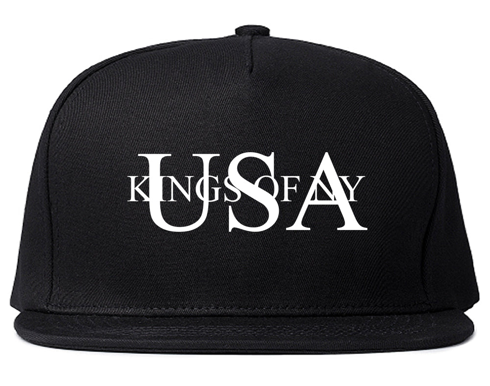 USA_Kony_Logo Black Snapback Hat