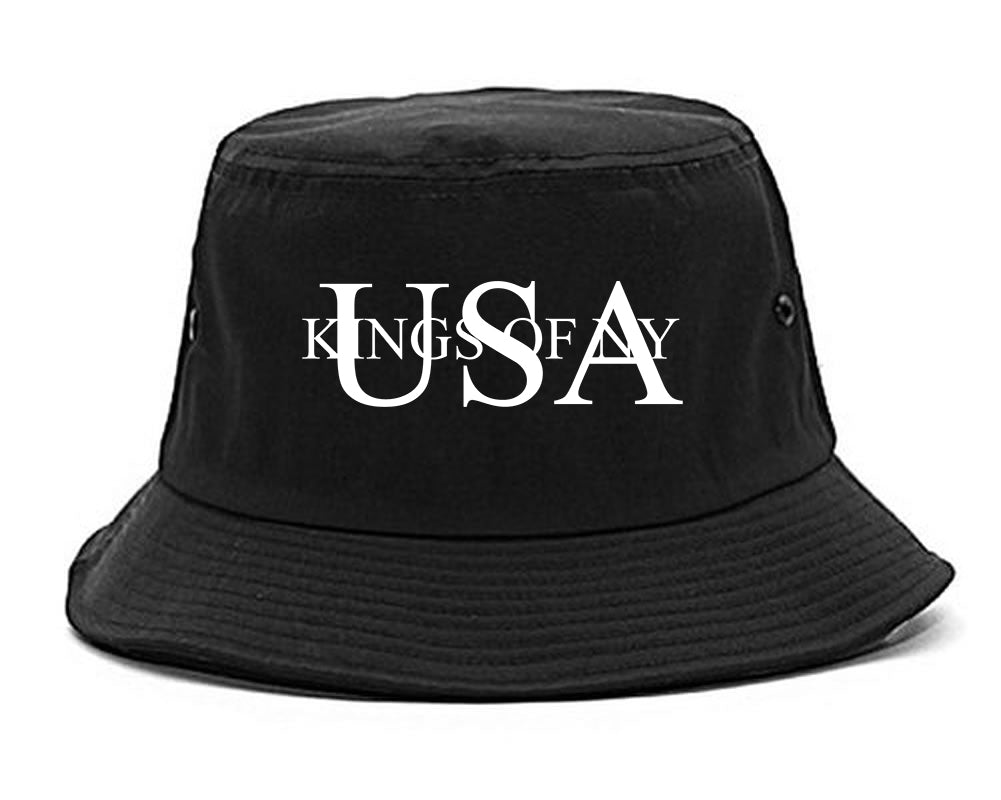 USA_Kony_Logo Black Bucket Hat
