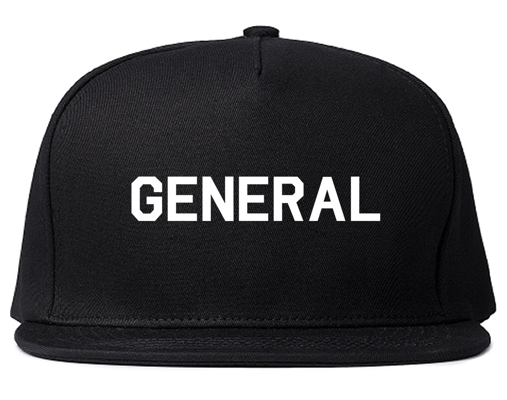 US_General_WW2 Black Snapback Hat