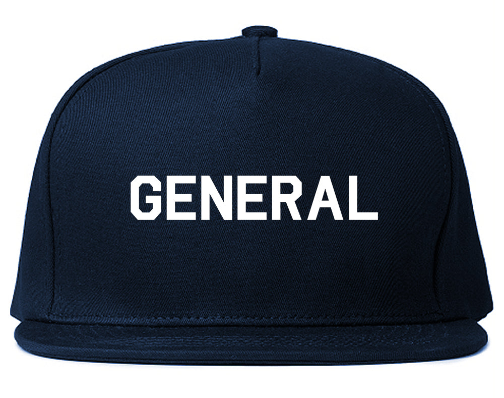 US_General_WW2 Navy Blue Snapback Hat