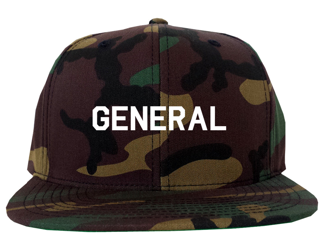 US_General_WW2 Camo Snapback Hat