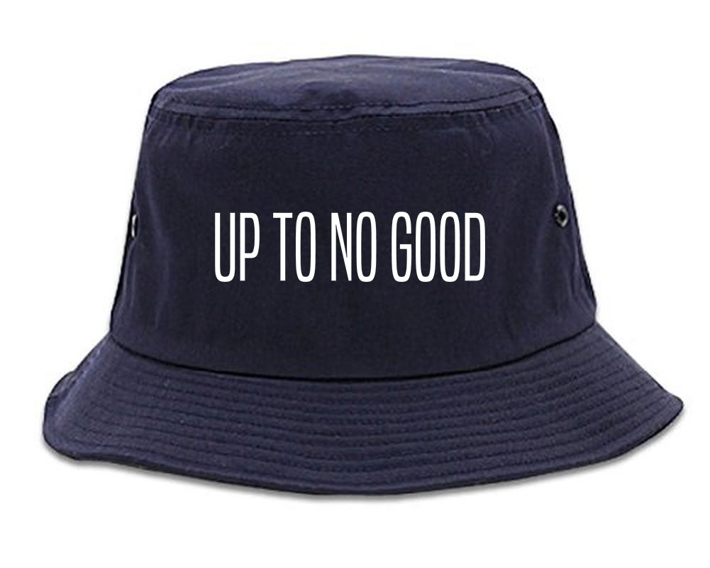 Up_To_No_Good Mens Blue Bucket Hat by Kings Of NY