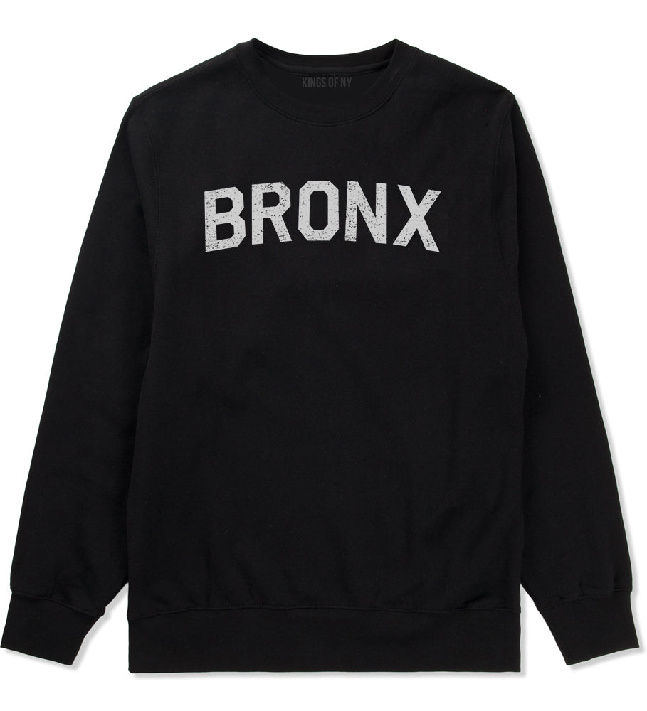 Vintage Bronx New York Mens Crewneck Sweatshirt Black