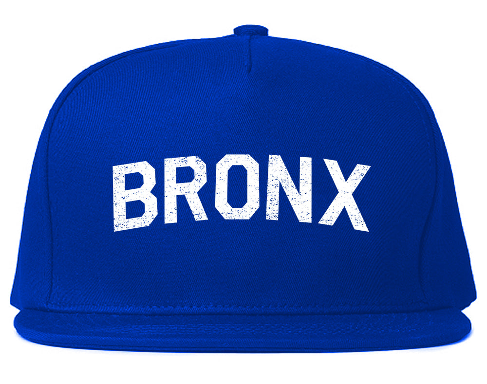 Vintage Bronx New York Mens Snapback Hat Royal Blue
