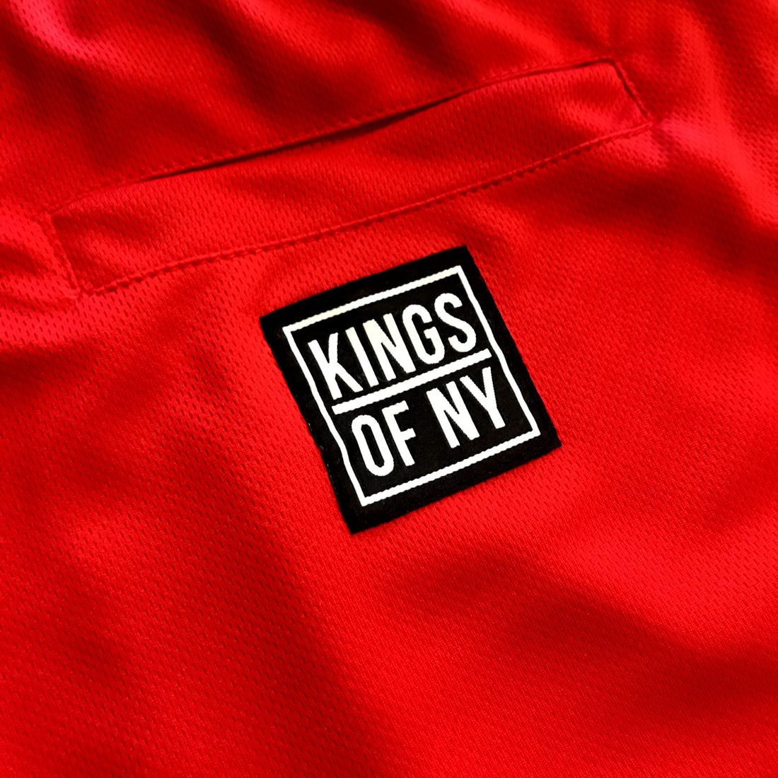 Kings of NY Men's Vintage Striped Logo Basketball Shorts