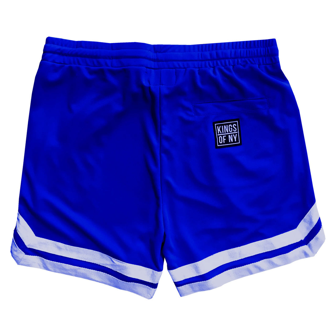 Royal Blue Mens Mesh Basketball Shorts Back Pocket