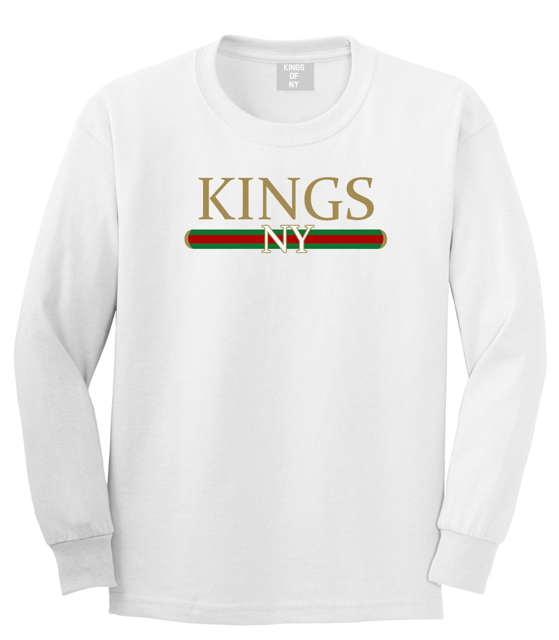 Vintage High Fashion Long Sleeve T-Shirt in White