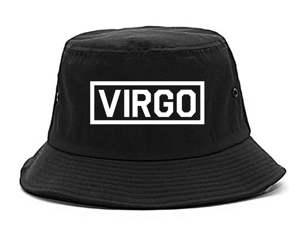Virgo_Horoscope_Sign Black Bucket Hat