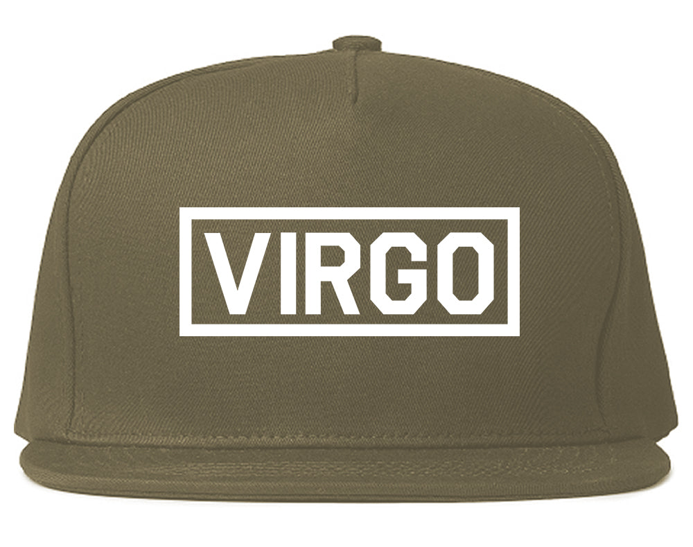 Virgo_Horoscope_Sign Grey Snapback Hat