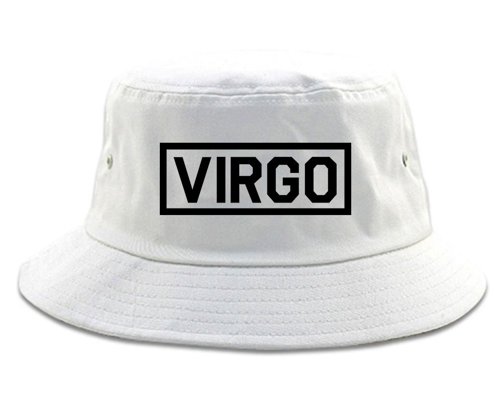 Virgo_Horoscope_Sign White Bucket Hat