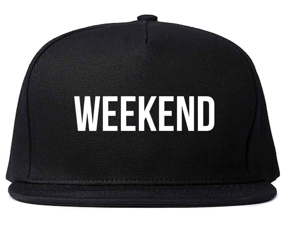 Weekend Mens Black Snapback Hat by Kings Of NY