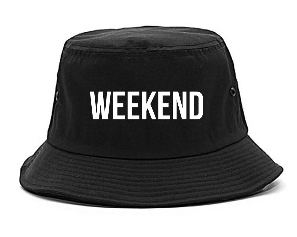 Weekend Mens Black Bucket Hat by Kings Of NY