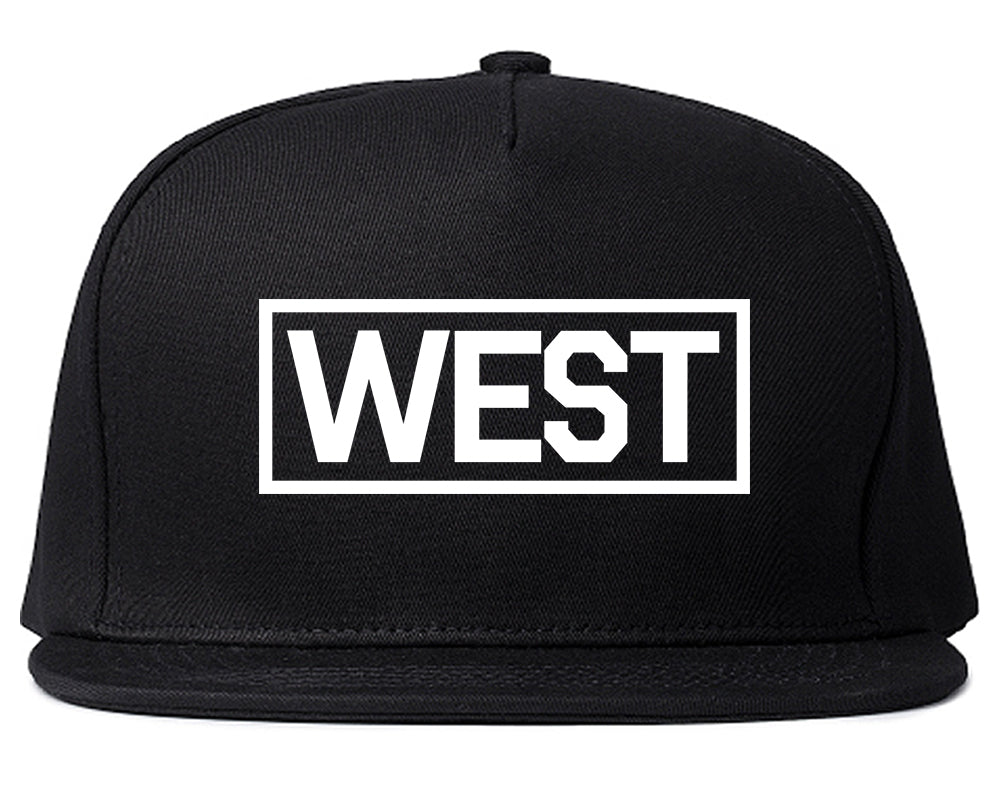 West_Box_Logo Mens Black Snapback Hat by Kings Of NY