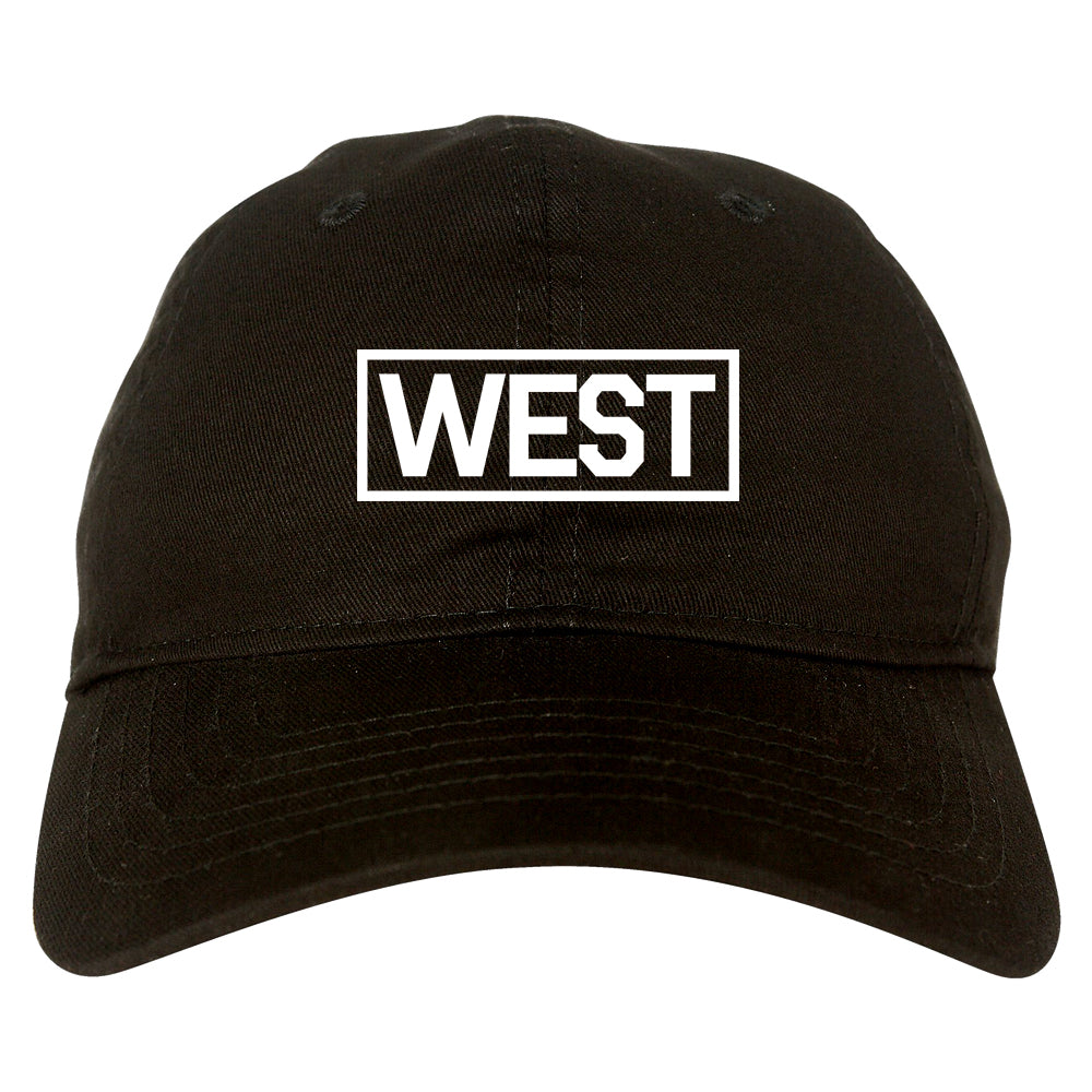 West_Box_Logo Mens Black Snapback Hat by Kings Of NY