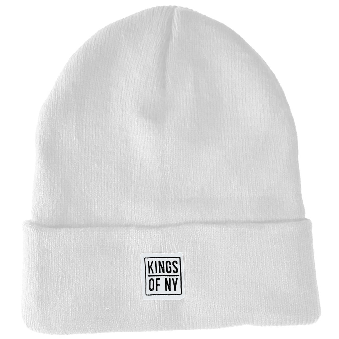 White Beanie Hat by Kings Of NY