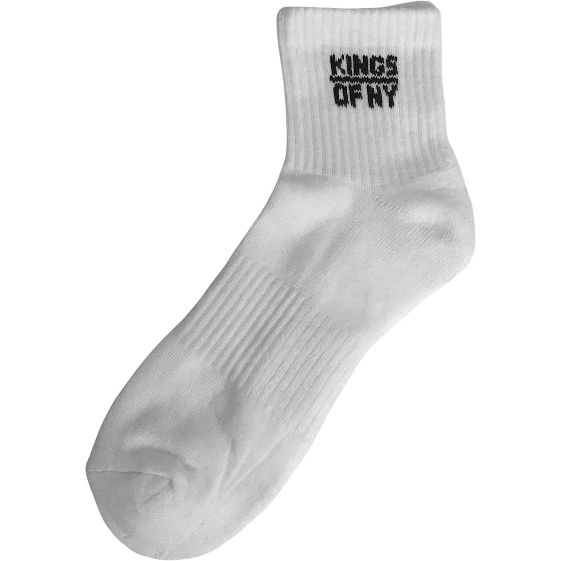 White Classic Logo Men's Quarter Ankle Socks
