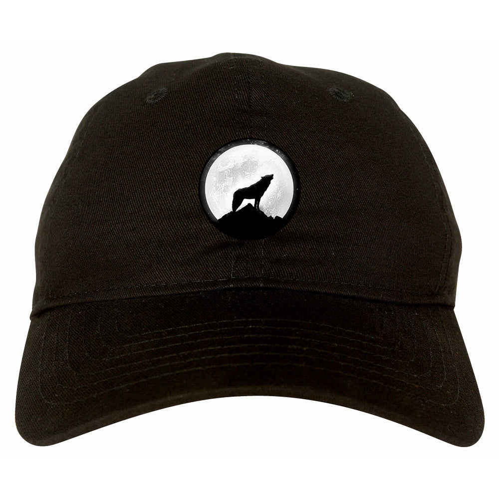Wolf Howling Moon Dad Hat
