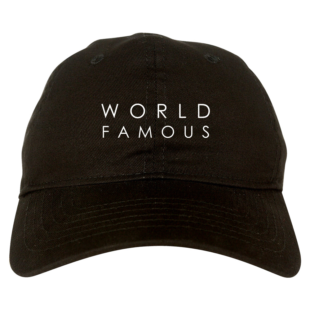 World_Famous Black Dad Hat