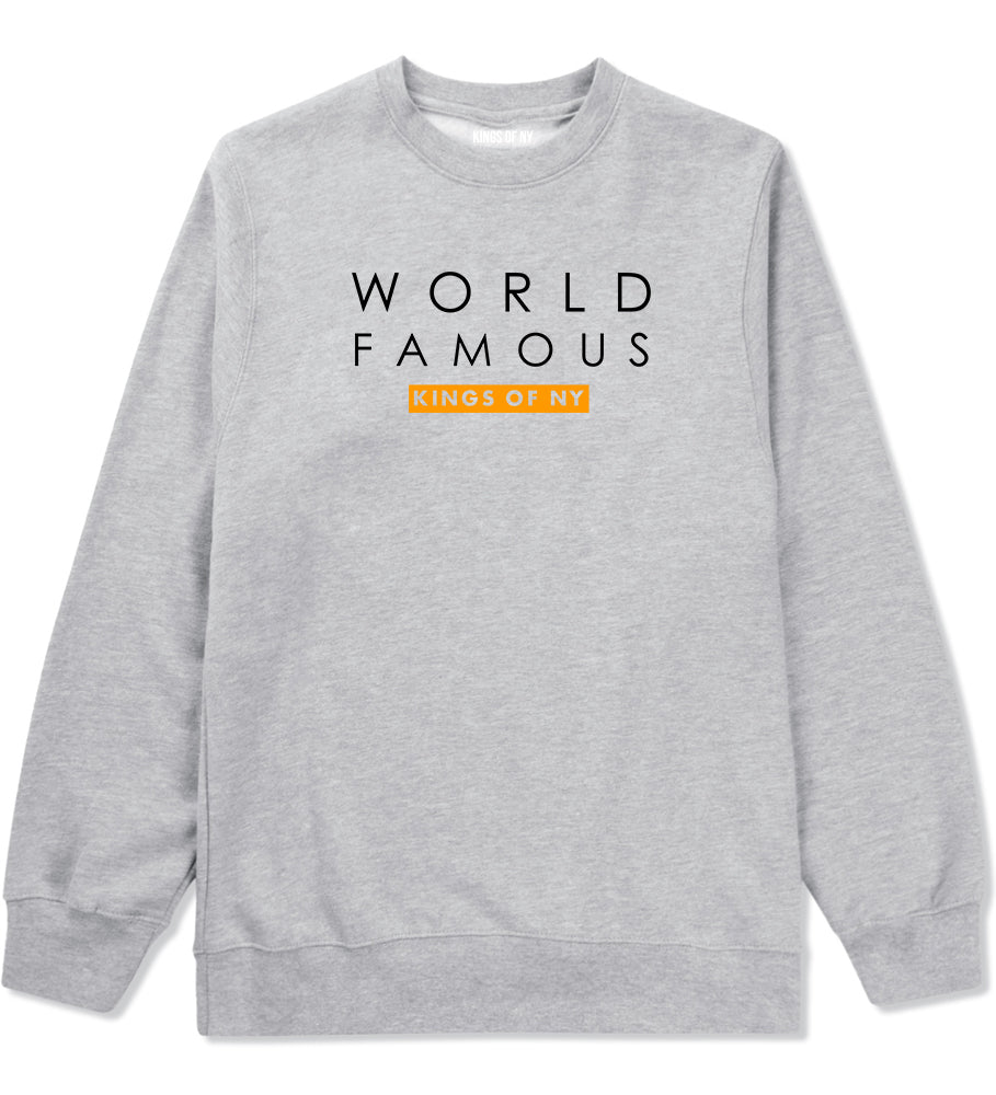 World Famous Crewneck Sweatshirt in Grey