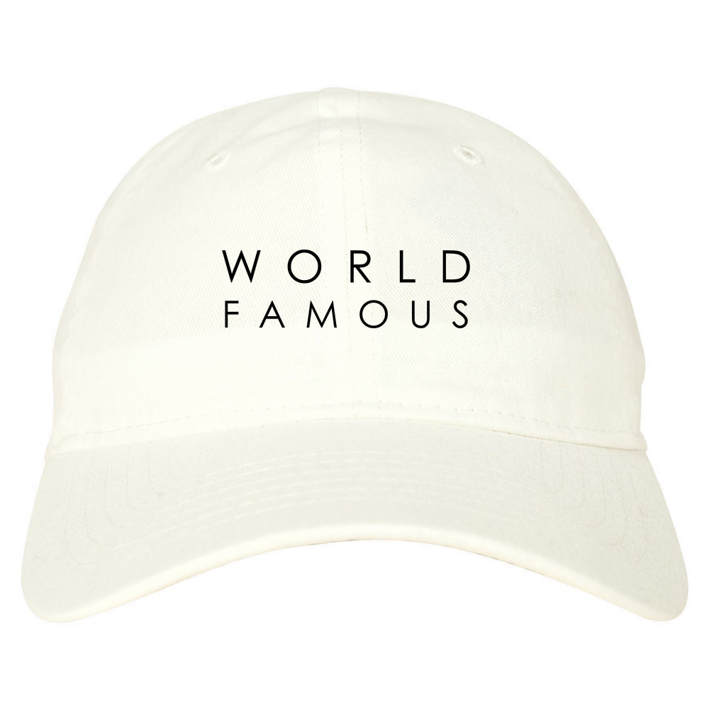 World_Famous White Dad Hat
