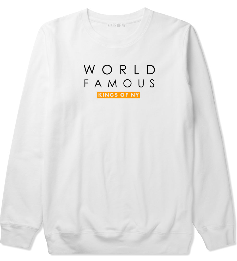 World Famous Crewneck Sweatshirt in White