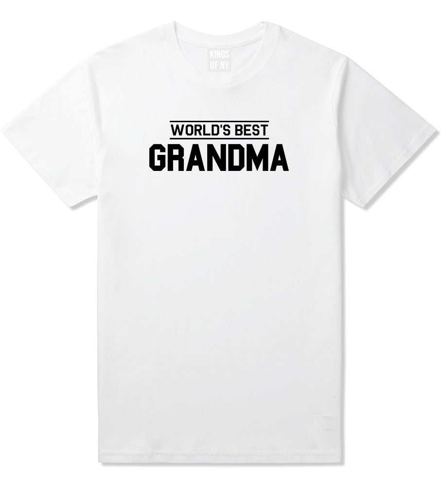 Worlds Best Grandma Gift Mens T Shirt White