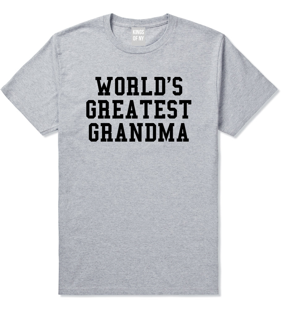 Worlds Greatest Grandma Birthday Gift Mens T-Shirt Grey