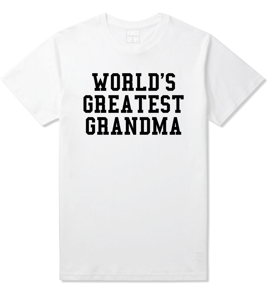 Worlds Greatest Grandma Birthday Gift Mens T-Shirt White