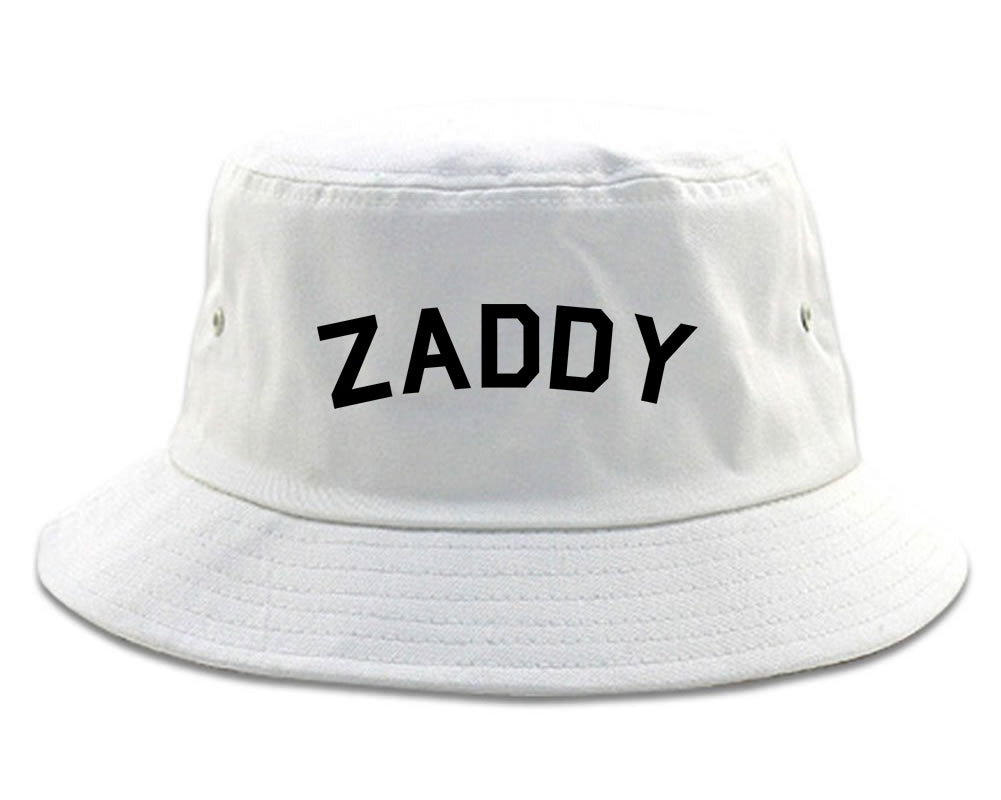 Zaddy Mens Snapback Hat White