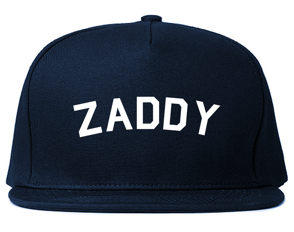 Zaddy Mens Snapback Hat Navy Blue