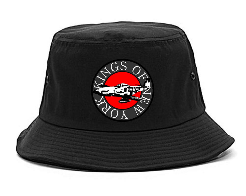 Airplane World War Bucket Hat by Kings Of NY
