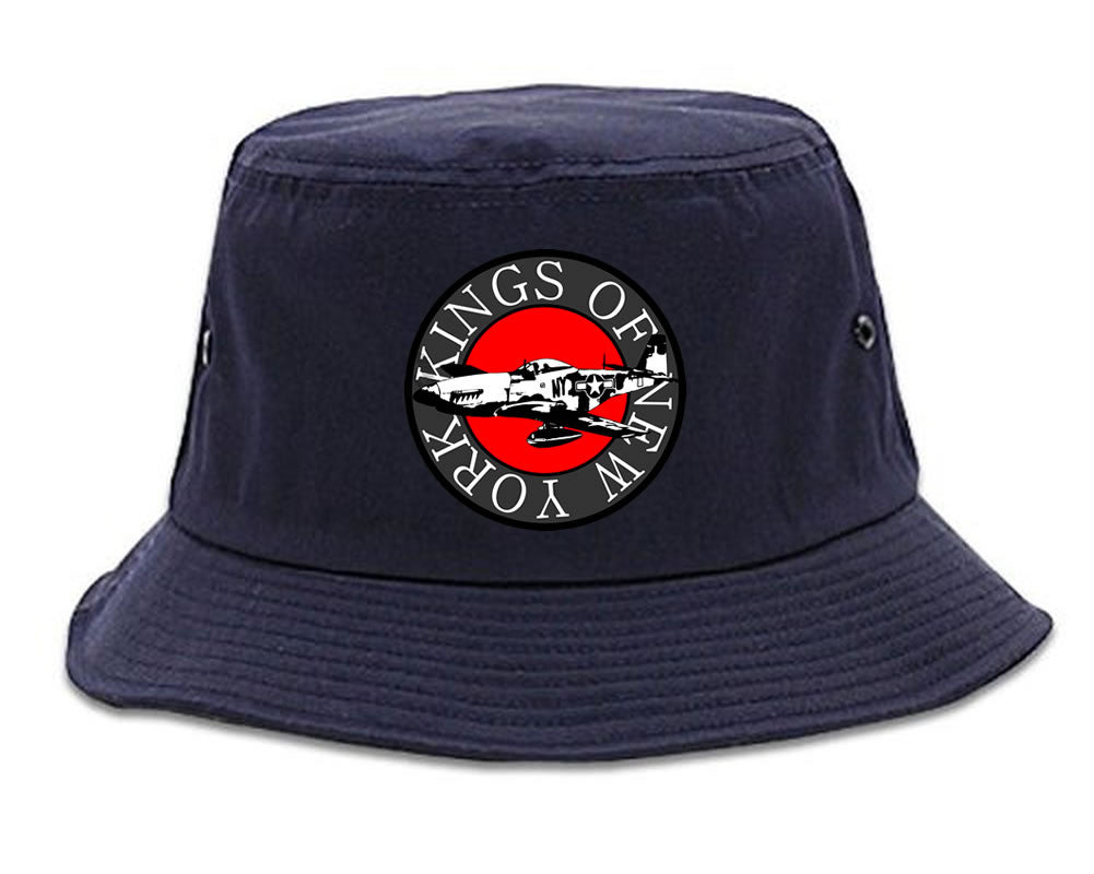 Airplane World War Bucket Hat by Kings Of NY