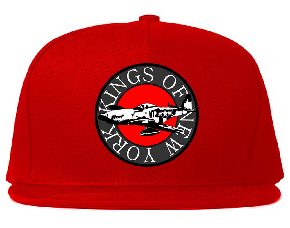 Airplane World War Snapback Hat by Kings Of NY