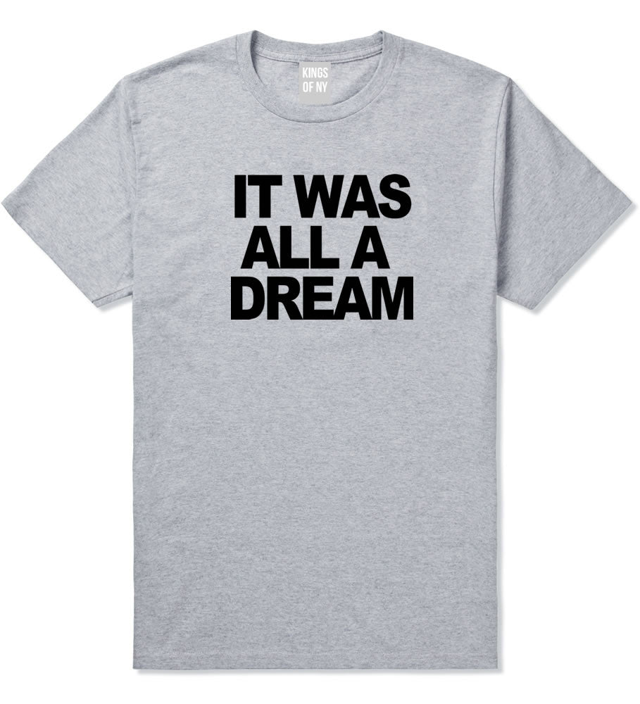 It Was All A Dream Biggie Brooklyn T-Shirt in Grey