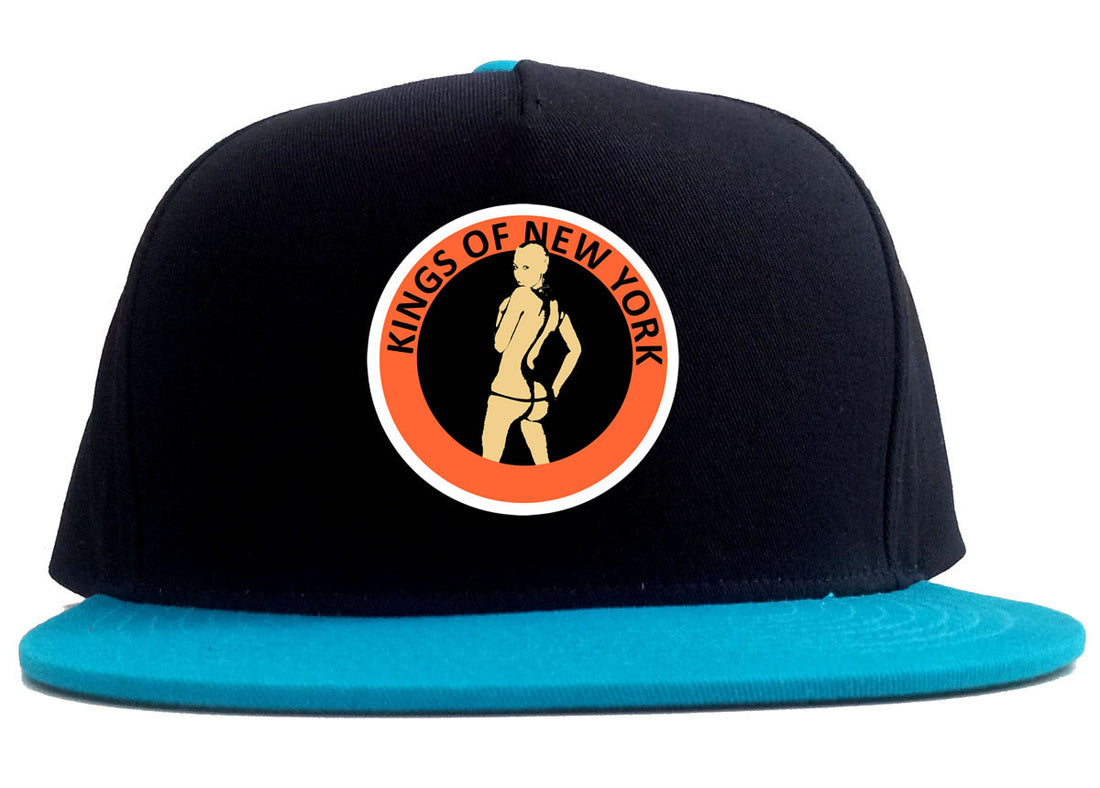 Amber Twerk Kings Of New York Logo 2 Tone Snapback Hat By Kings Of NY