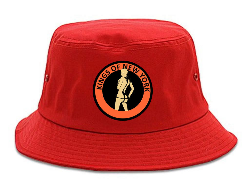 Amber Twerk Kings Of New York Logo Bucket Hat By Kings Of NY