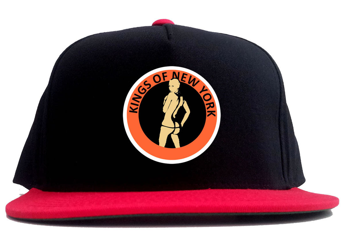 Amber Twerk Kings Of New York Logo 2 Tone Snapback Hat By Kings Of NY