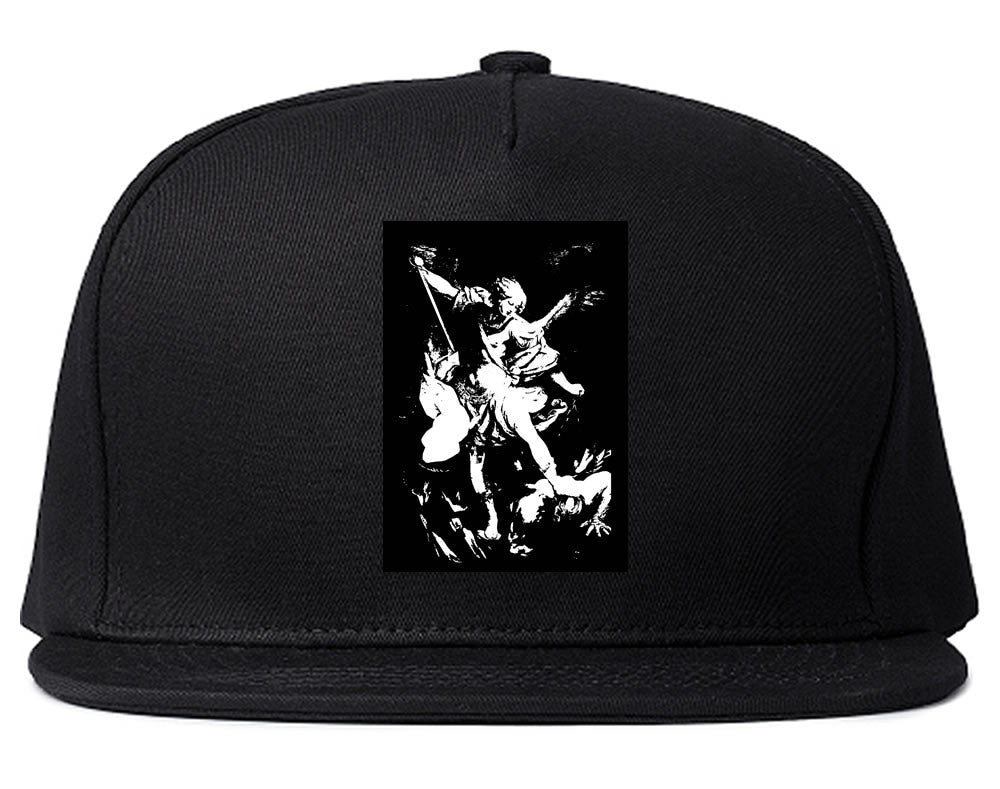 Angel Of Death Ancient Goth Myth Snapback Hat in Black By Kings Of NY