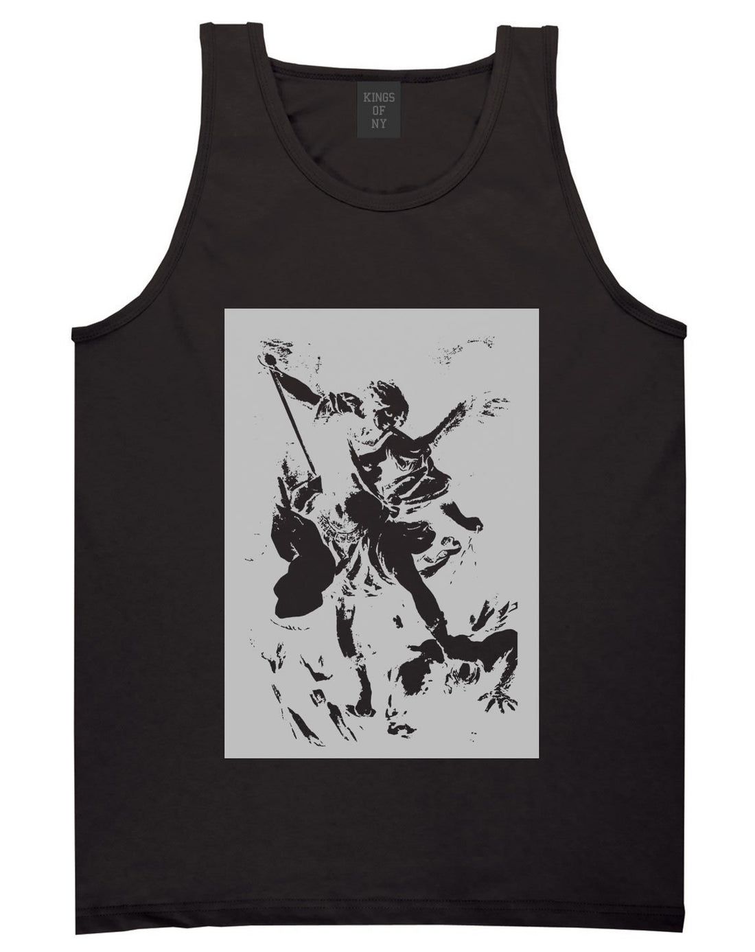 Angel Of Death Ancient Goth Myth Tank Top in Black By Kings Of NY