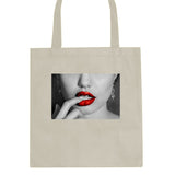 Angelina Red Lips Sexy Tote Bag By Kings Of NY