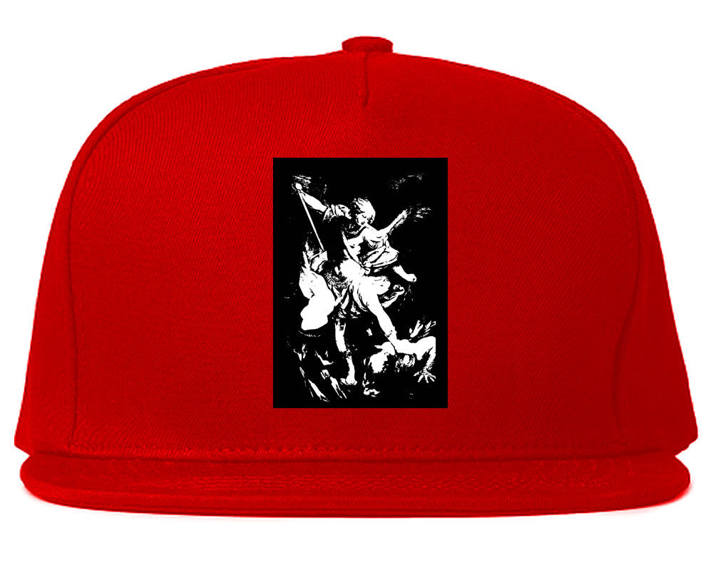 Angel Of Death Ancient Goth Myth Snapback Hat in Red By Kings Of NY