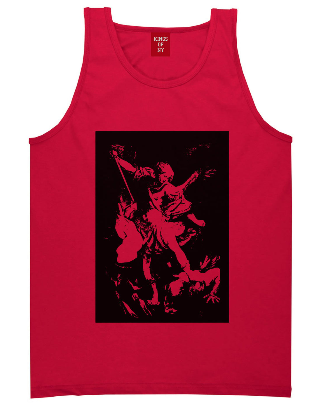 Angel Of Death Ancient Goth Myth Tank Top in Red By Kings Of NY