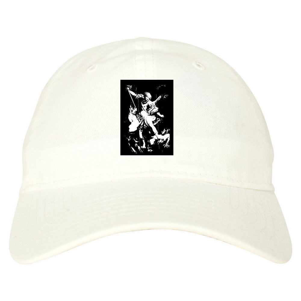 Angel Of Death Ancient Goth Myth Dad Hat in White By Kings Of NY