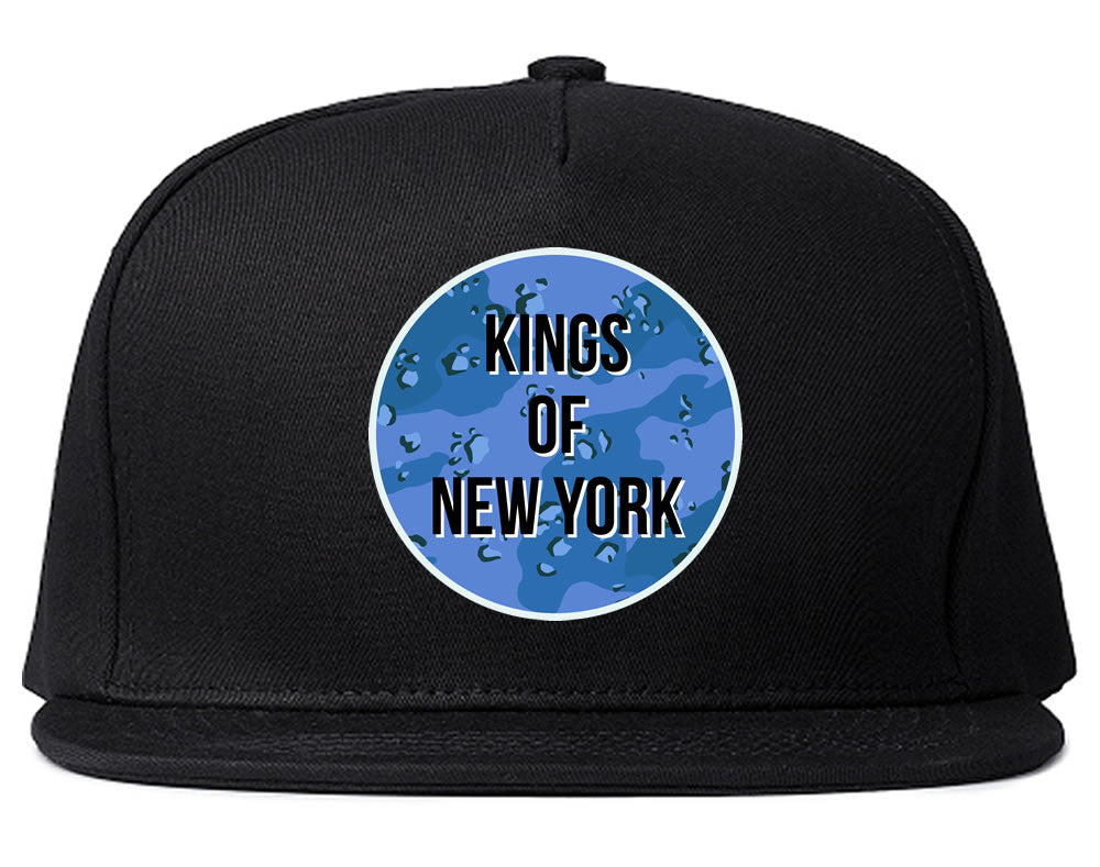 Army Chest Logo Armed Force Snapback Hat in Black by Kings Of NY