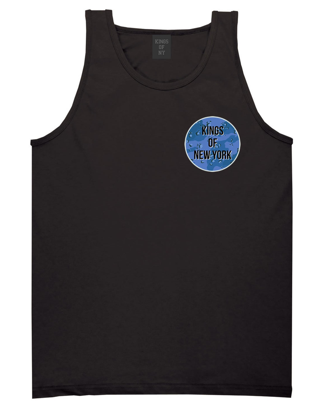  Army Chest Logo Armed Force Tank Top in Black by Kings Of NY