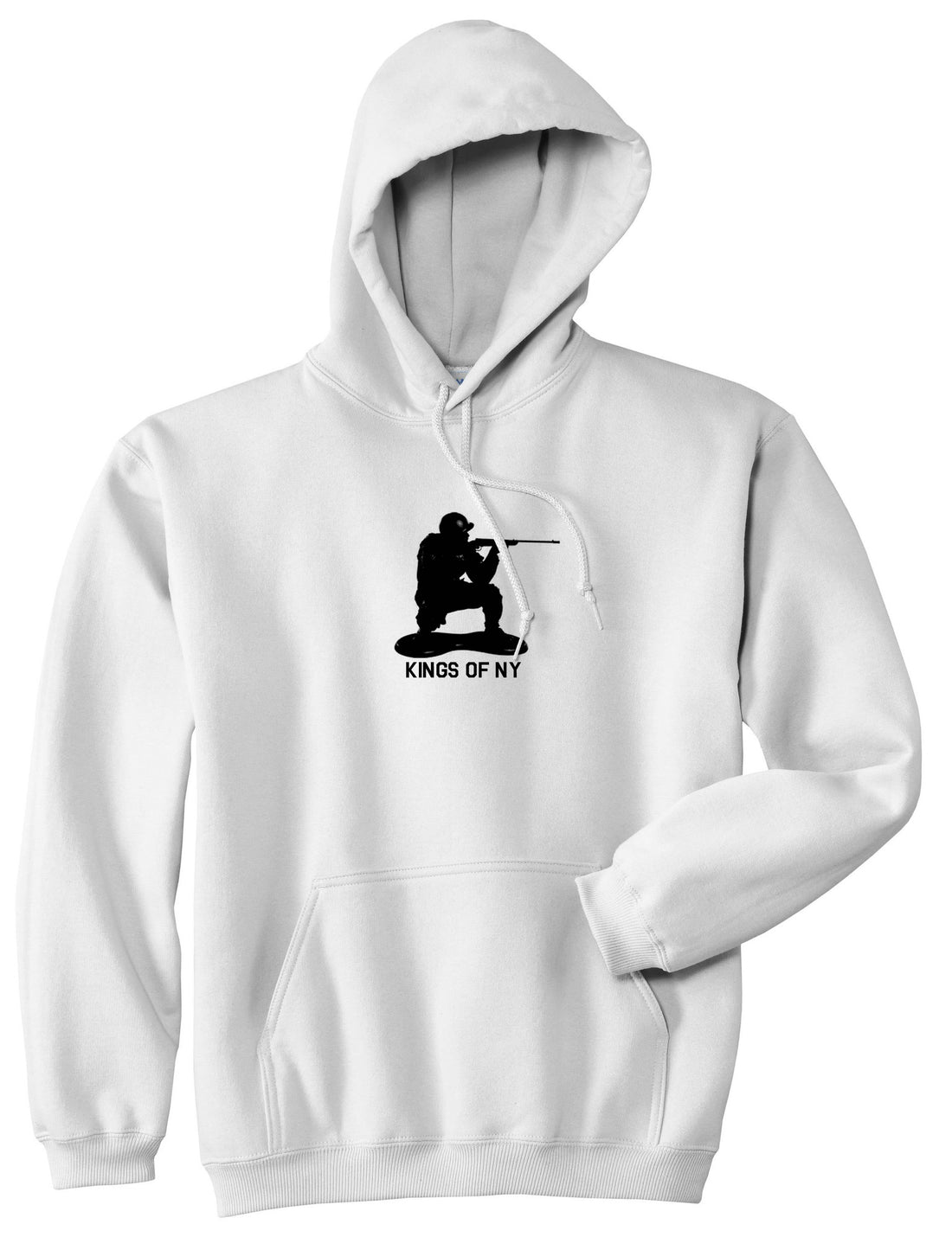 Kings Of NY Green Army Men Pullover Hoodie Hoody By Kings Of NY