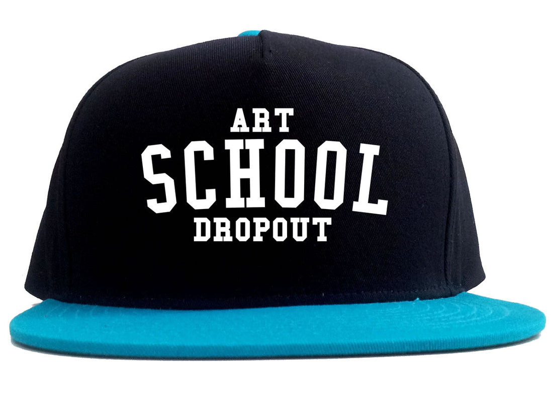 Art School Dropout College Fashion High 2 Tone Snapback Hat By Kings Of NY