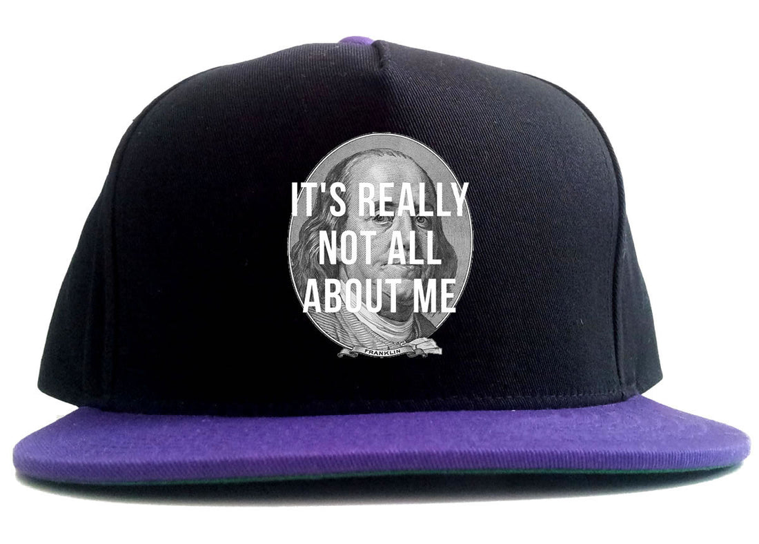Its Really Not All About The Benjamins Money 2 Tone Snapback Hat By Kings Of NY