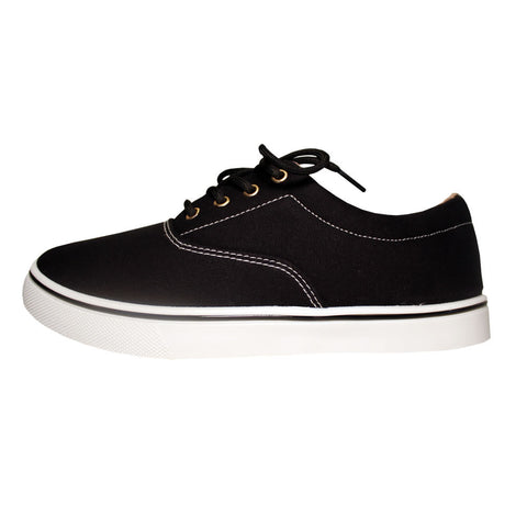 The Classic Canvas Casual Skate Black Sneakers